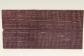 Plaquettes pour la coutellerie, Erable sycomore ond� stabilis� violet, ref:PESOs72821vi