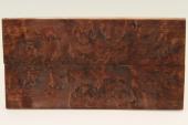 Plaquettes pour la coutellerie, Bouleau de Car�lie stabilis� marron, ref:PBMs72831ma