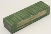 Bloc pour la coutellerie, Erable sycomore ond� stabilis� vert, ref:BESOs72855ve