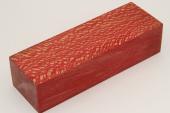 Bloc pour la coutellerie, Platane stabilis� rouge, ref:BPLs72870r