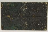 Plaquettes pour la coutellerie, Loupe d'Erable N�gundo stabilis� noir/vert, ref:PLpErs72935nr