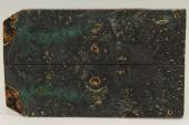 Plaquettes pour la coutellerie, Loupe d'Erable N�gundo stabilis� noir/vert, ref:PLpErs72934nr