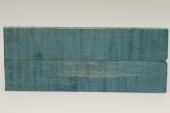 Plaquettes pour la coutellerie, Erable sycomore ond&eacute; stabilis&eacute; bleu, ref:PESOs73059b