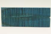 Plaquettes pour la coutellerie, Erable sycomore ond� stabilis� bleu, ref:PESOs73059b