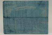 Plaquettes pour la coutellerie, Erable sycomore ond&eacute; stabilis&eacute; bleu, ref:PESOs73063b