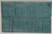 Plaquettes pour la coutellerie, Erable sycomore ond&eacute; stabilis&eacute; bleu, ref:PESOs73062b