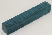 Carrelet � stylo, Erable sycomore ond� stabilis� bleu, ref:SESOs73106b