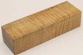 Bloc pour la coutellerie, Erable sycomore ond� stabilis� naturel, ref:BESOs73184na