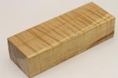 Bloc pour la coutellerie, Erable sycomore ond� stabilis� naturel, ref:BESOs73187na