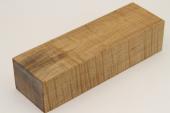 Bloc pour la coutellerie, Erable sycomore ond&eacute; stabilis&eacute; naturel, ref:BESOs73184na