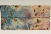 Plaquettes pour la coutellerie, Loupe de Peuplier stabilis&eacute;e multicolore, ref:PLpPEs73360mu