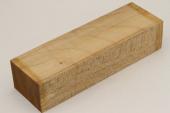 Bloc pour la coutellerie, Erable sycomore �chauff� ond�, ref:BESO73502
