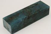 Bloc pour la coutellerie, H�tre �chauff� stabilis� bleu, ref:BHs73800b