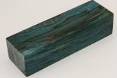 Bloc pour la coutellerie, H�tre �chauff� stabilis� bleu, ref:BHs73801b