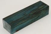 Bloc pour la coutellerie, H&ecirc;tre &eacute;chauff&eacute; stabilis&eacute; bleu, ref:BHs73798b