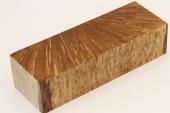 Bloc pour la coutellerie, Bouleau de Car�lie stabilis� naturel, ref:BBMs73821na