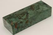 Bloc pour la coutellerie, Loupe de Peuplier stabilis� vert, ref:BLpPEs73833ve