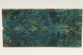 Plaquettes pour la coutellerie, Bouleau de Car�lie stabilis� bleu, ref:PBMs73825b