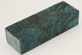Bloc pour la coutellerie, Loupe de Peuplier stabilis�e bleu, ref:BLpPEs73837b