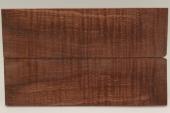 Plaquettes pour la coutellerie, Erable sycomore ond� stabilis� marron, ref:PESOs73957ma