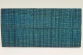 Plaquettes pour la coutellerie, Erable sycomore ond� stabilis� bleu, ref:PESOs74132b