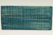 Plaquettes pour la coutellerie, Erable sycomore ond� stabilis� bleu, ref:PESOs74130b