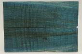 Plaquettes pour la coutellerie, Erable sycomore ond� stabilis� bleu, ref:PESOs74134b