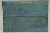 Plaquettes pour la coutellerie, Erable sycomore ond&eacute; stabilis&eacute; bleu, ref:PESOs74134b