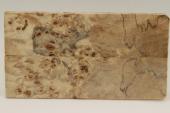 Plaquettes pour la coutellerie, Loupe de Peuplier stabilis&eacute; naturel, ref:PLpPEs74208na