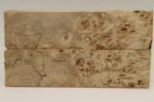 Plaquettes pour la coutellerie, Loupe de Peuplier stabilis&eacute; naturel, ref:PLpPEs74209na