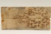 Plaquettes pour la coutellerie, Loupe de Peuplier stabilis&eacute; naturel, ref:PLpPEs74207na