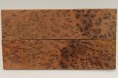 Plaquettes pour la coutellerie, Ronce de Thuya du Maroc, ref:PLpTM74422