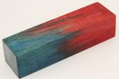 Bloc pour la coutellerie, Erable sycomore ond� stabilis� multicolore, ref:BESOs74517mu