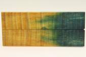 Plaquettes pour la coutellerie, Erable sycomore ond� stabilis� multicolore, ref:PESOs74512mu