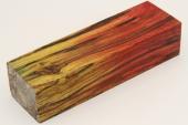 Bloc pour la coutellerie, H�tre �chauff� stabilis� multicolore, ref:BHs74539mu