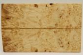 Plaquettes pour la coutellerie, Loupe d'Erable N�gundo stabilis� naturel, ref:PLpErs74550na