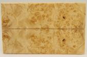 Plaquettes pour la coutellerie, Loupe d'Erable N�gundo stabilis� naturel, ref:PLpErs74551na