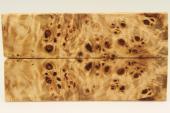 Plaquettes pour la coutellerie, Loupe de Peuplier stabilis� naturel, ref:PLpPEs74552na