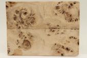 Plaquettes pour la coutellerie, Loupe de Peuplier stabilis&eacute; naturel, ref:PLpPEs74556na