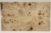 Plaquettes pour la coutellerie, Loupe de Peuplier stabilis&eacute; naturel, ref:PLpPEs74555na