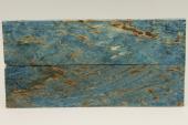 Plaquettes pour la coutellerie, loupe de Fr&ecirc;ne stabilis&eacute; bleue, ref:PLpFrs74566b