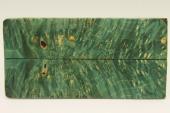 Plaquettes pour la coutellerie, Loupe d'Erable N�gundo stabilis� vert, ref:PLpErs74773ve