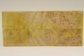 Plaquettes pour la coutellerie, Loupe de Peuplier stabilis&eacute; jaune, ref:PLpPEs74984j