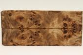 Plaquettes pour la coutellerie, Loupe de Peuplier stabilis�e marron, ref:PLpPEs74980ma