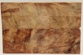 Plaquettes pour la coutellerie, Loupe de Peuplier stabilis&eacute;e marron, ref:PLpPEs74982ma