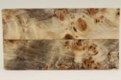 Plaquettes pour la coutellerie, Loupe de Peuplier stabilis&eacute; naturel, ref:PLpPEs74991na