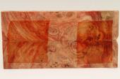 Plaquettes pour la coutellerie, Loupe de Peuplier stabilis&eacute; orange, ref:PLpPEs74987o