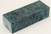 Bloc pour la coutellerie, Loupe de Peuplier stabilis�e bleu, ref:BLpPEs75003b