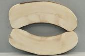 Plaquettes pour la coutellerie, d�fense de phacoch�re, ref:PPHACO75114