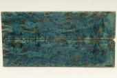 Plaquettes pour la coutellerie, Bouleau de Car�lie stabilis� bleu, ref:PBMs75116b
